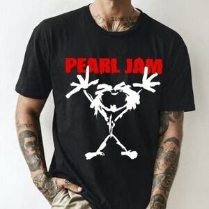 Pearl Jam Stickman T Shirt Eddie Vedder Rock Tshirt